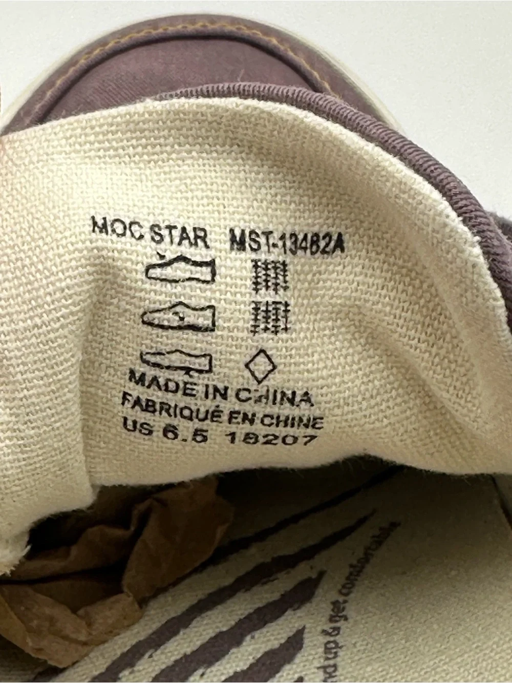 Taos Star Lavender Canvas Casual Lace Up Comfort Shoes Sneakers Women’s Size 6.5
